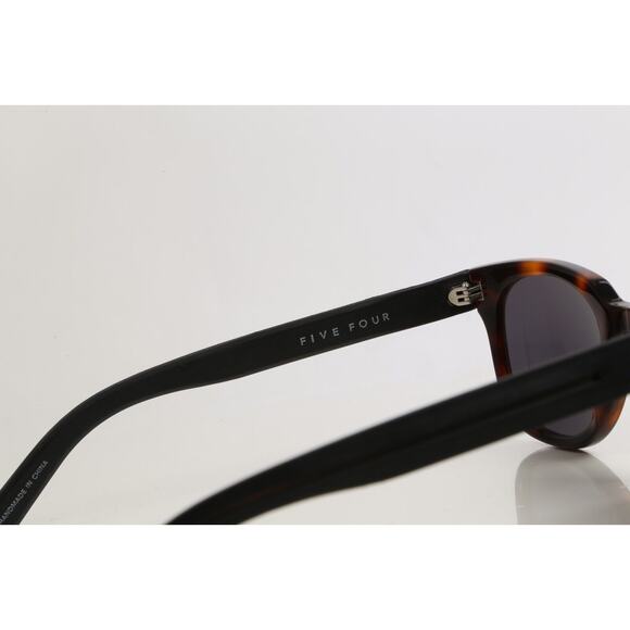 FIVE FOUR Black Brown Plastic Frame Lens Sunglasses main image 5